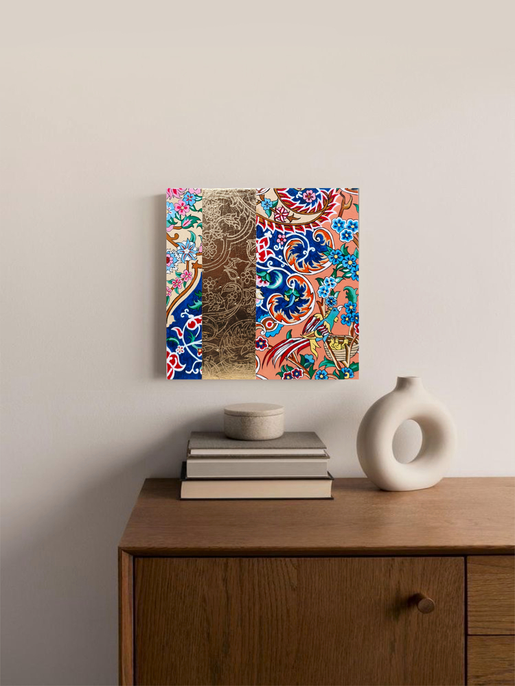Işık Yolu | yağlı boya Tablo | El Yapımı Duvar Dekoru | 20x20 cm