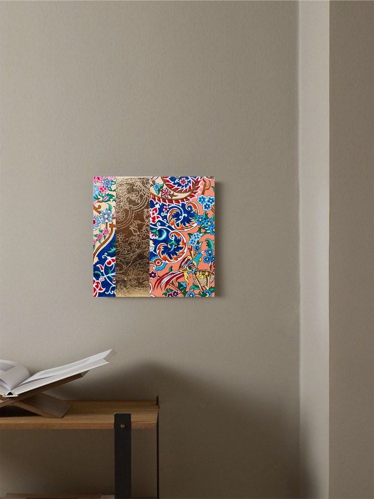Işık Yolu | yağlı boya Tablo | El Yapımı Duvar Dekoru | 20x20 cm