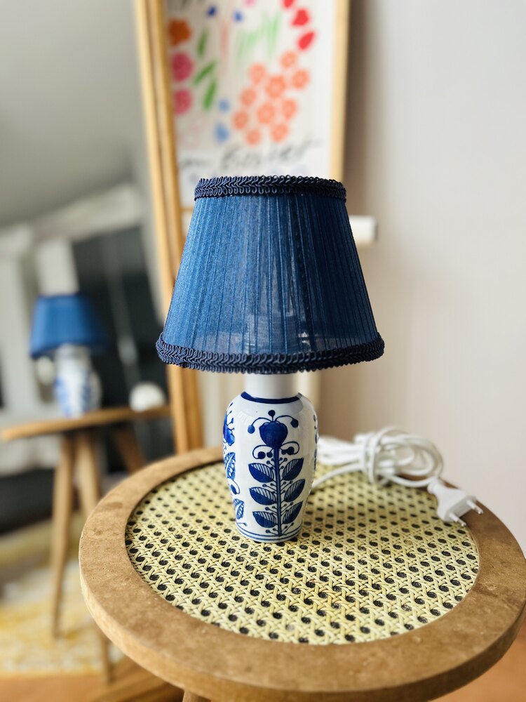 Blue Blanc abajur