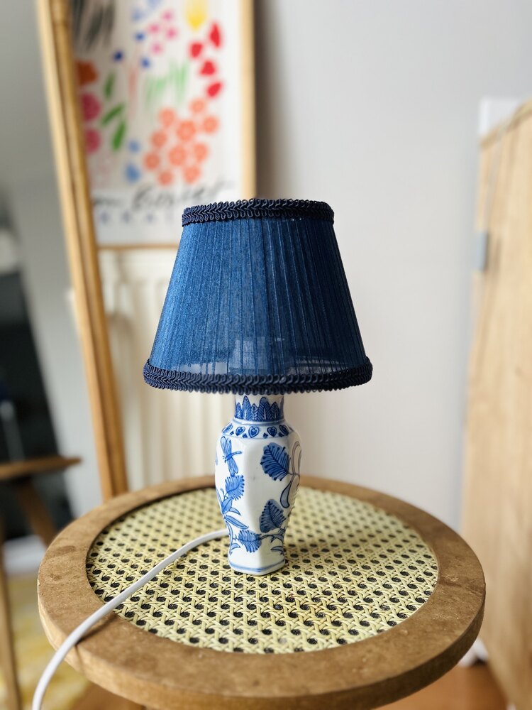Blue Blanc abajur