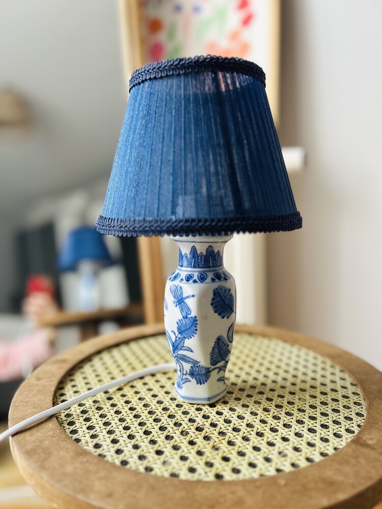 Blue Blanc abajur