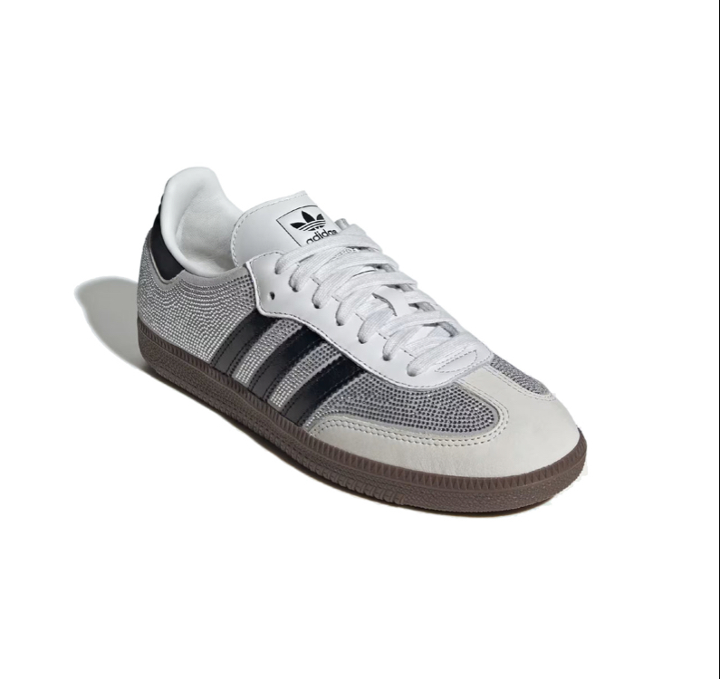 Adidas Samba OG Crystal “White / Silver”