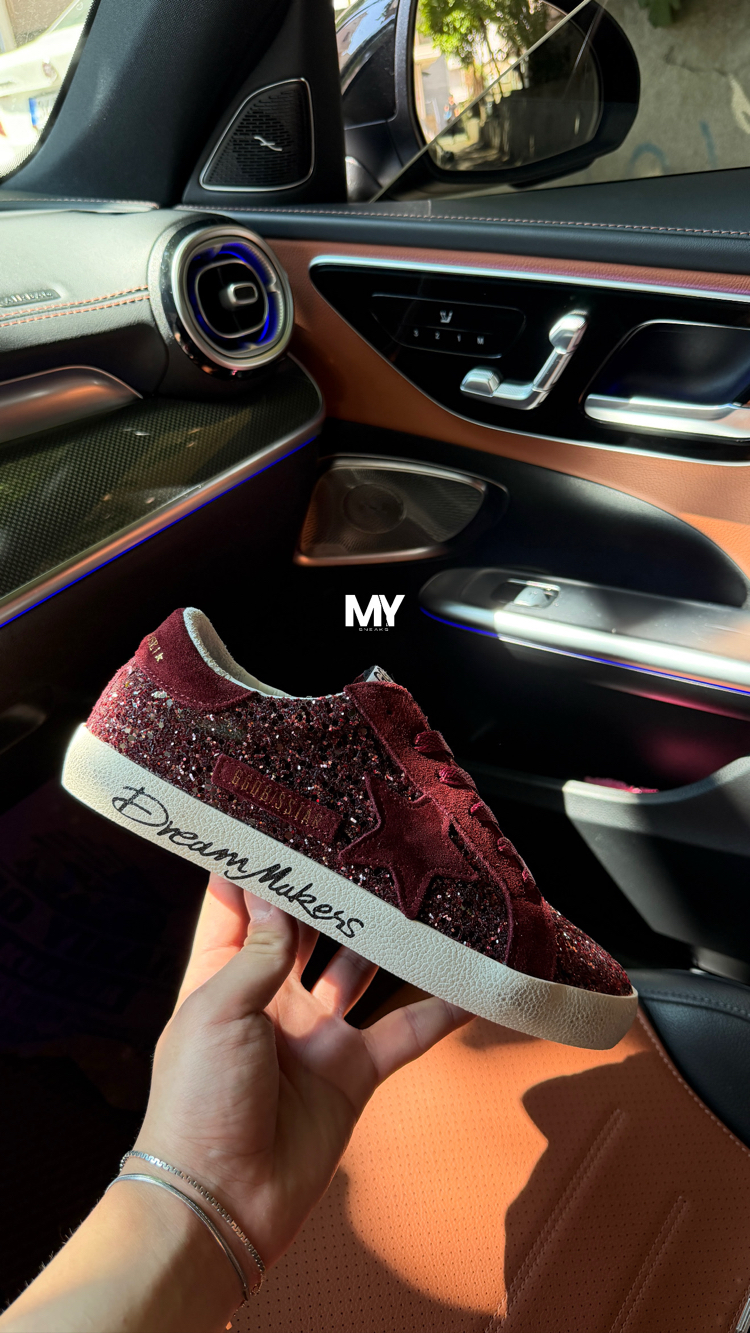 Golden Goose ⭐️ “Glitter Bordeaux”