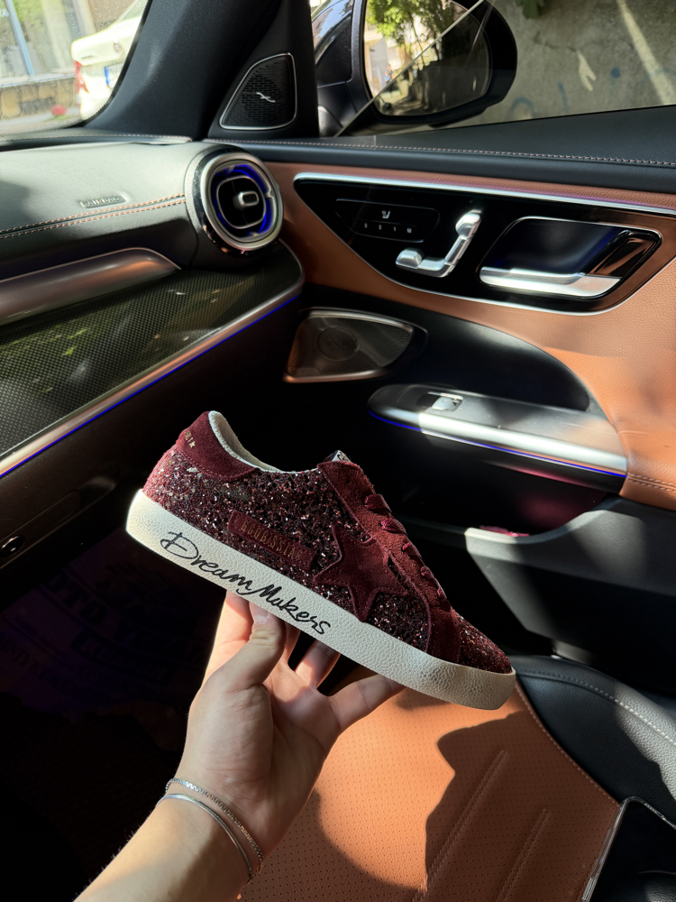 Golden Goose ⭐️ “Glitter Bordeaux”