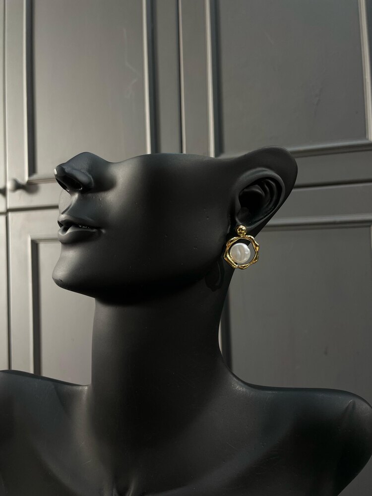 Gold Avalon Küpe