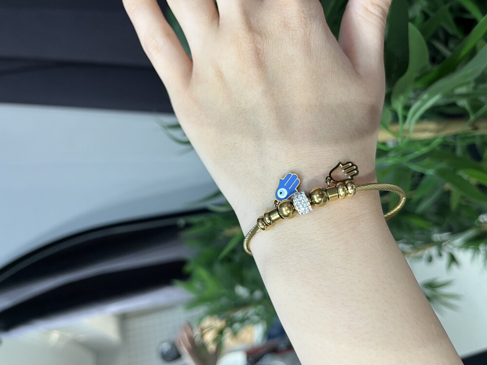 Gold Hamsa Bileklik