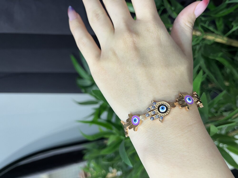 Rose Gold Hamsa Bileklik