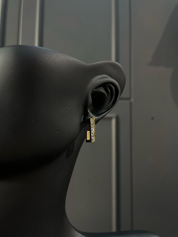 Gold Dia Küpe