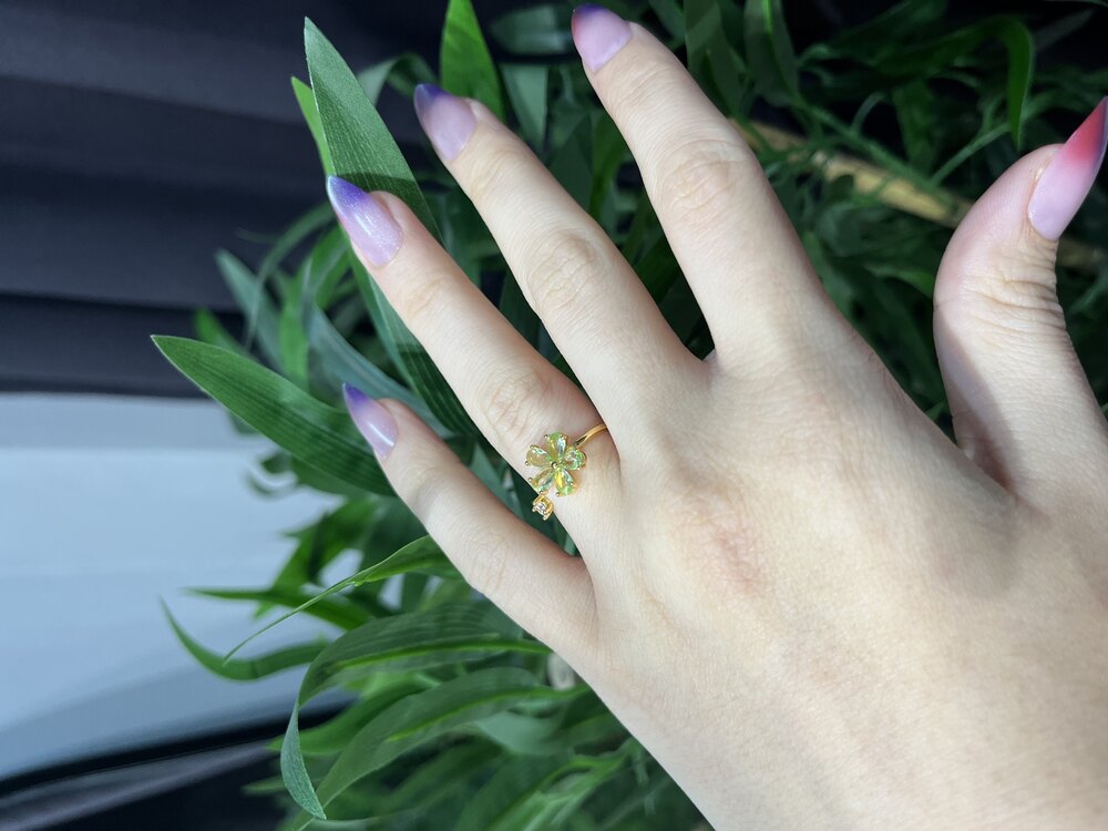 Yeşil Lotus Yüzük