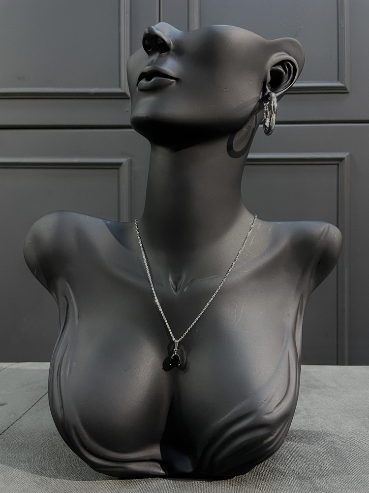 Silver Black Dia Set