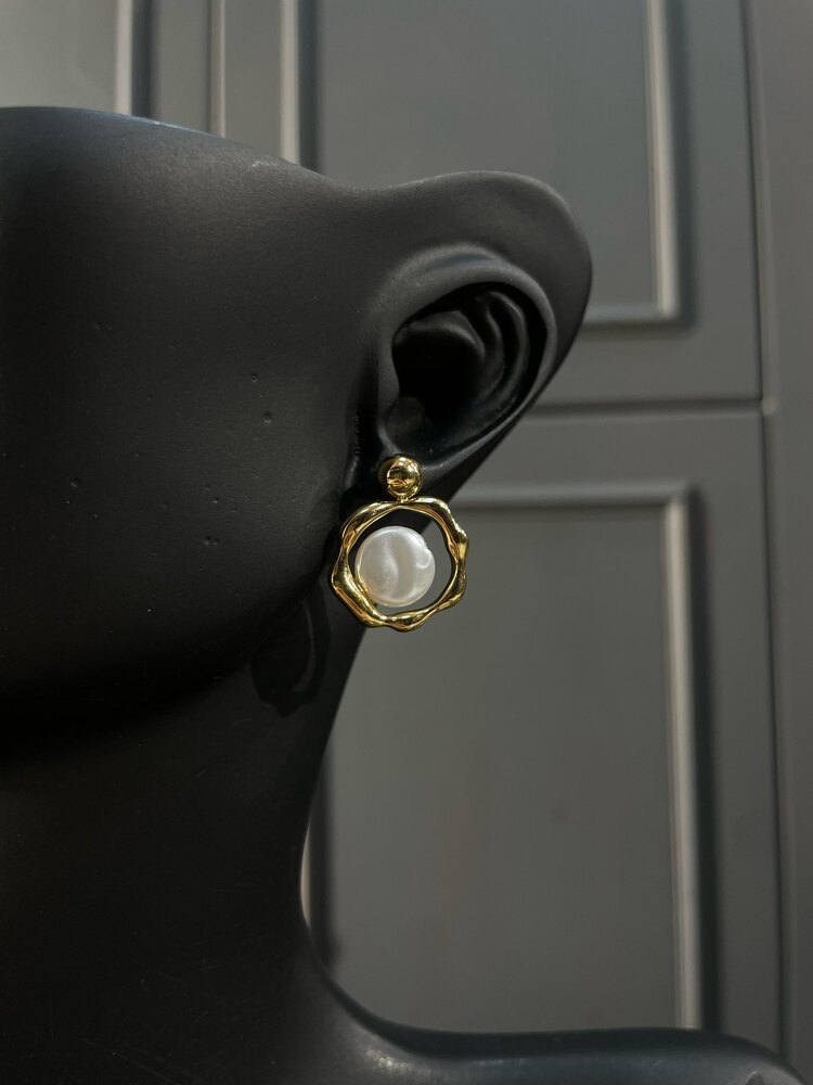 Gold Avalon Küpe