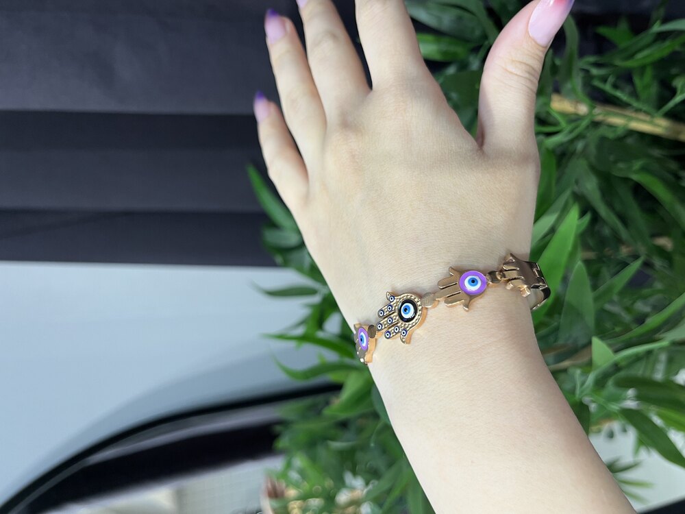 Rose Gold Hamsa Bileklik