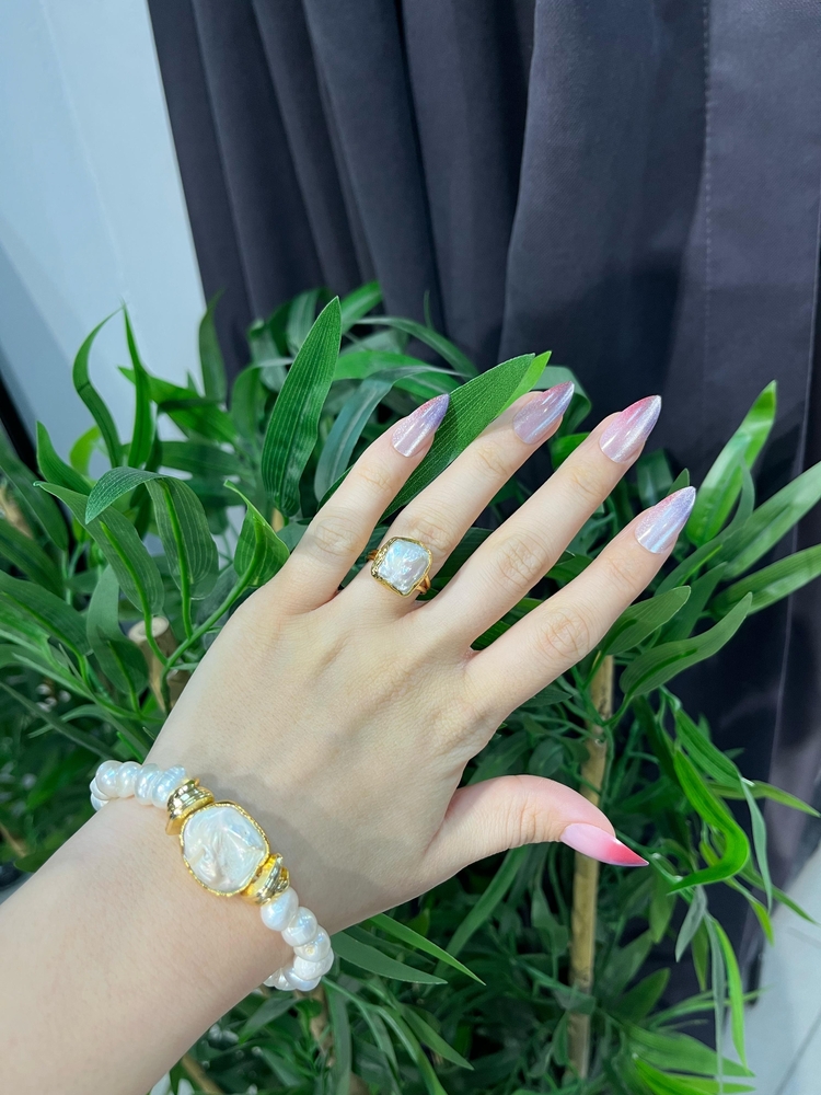 Real Pearl Yüzük