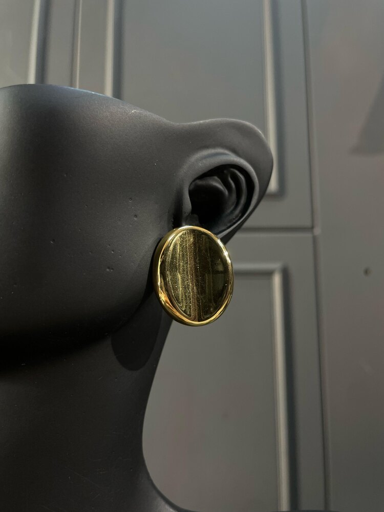 Gold Saphira Küpe 