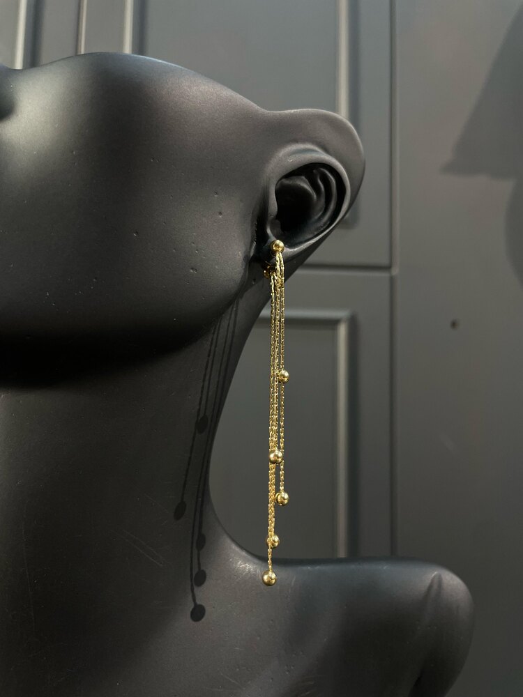 Gold Sphera Küpe