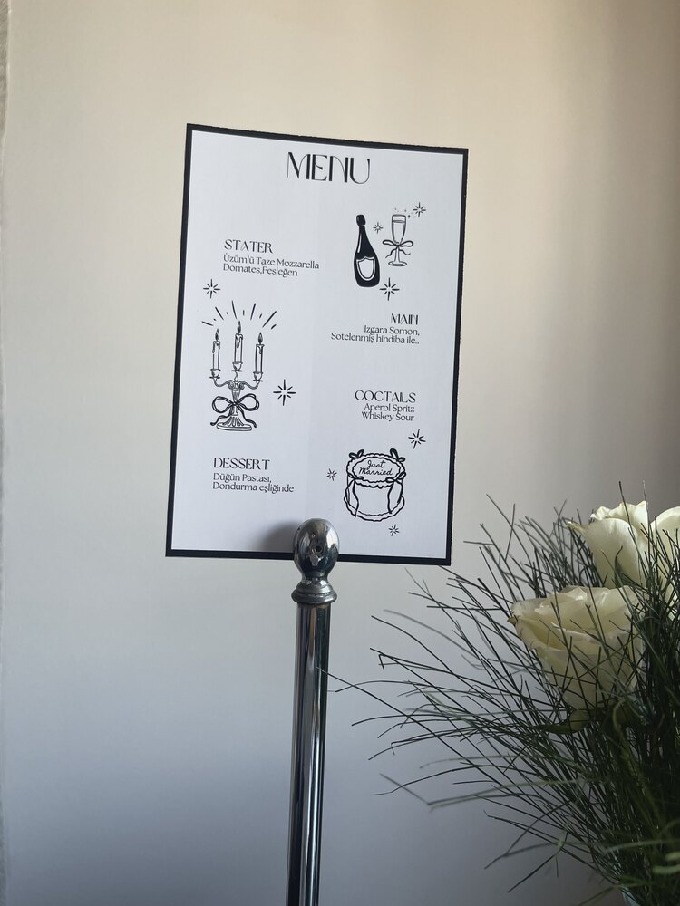 Wedding Menu✨