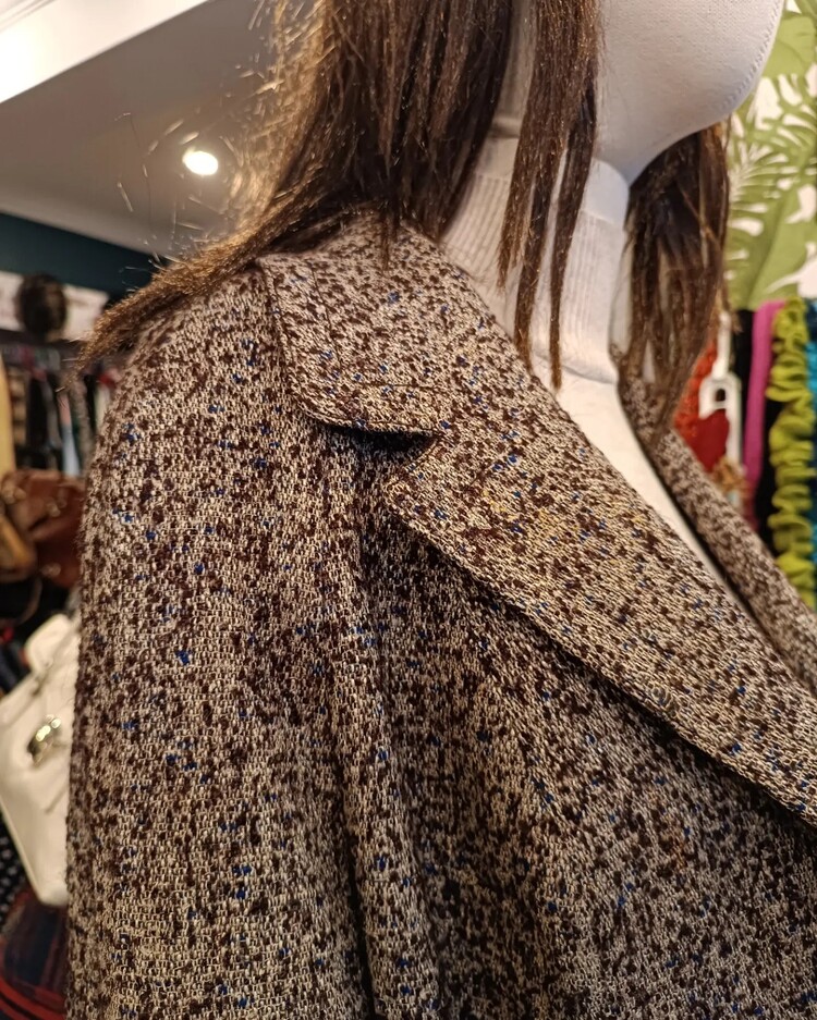 Tüvit etek ve ceketli vintage takım
