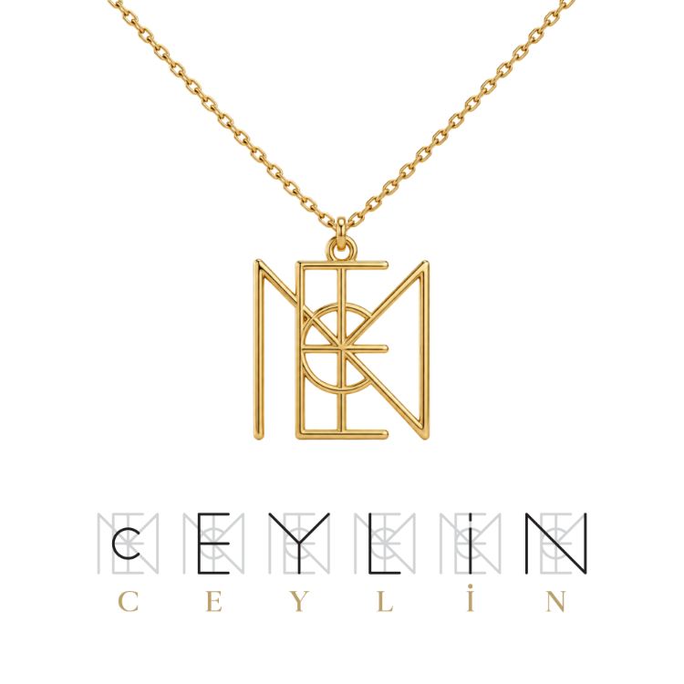 Kişiye Özel İsim Logo Kolye