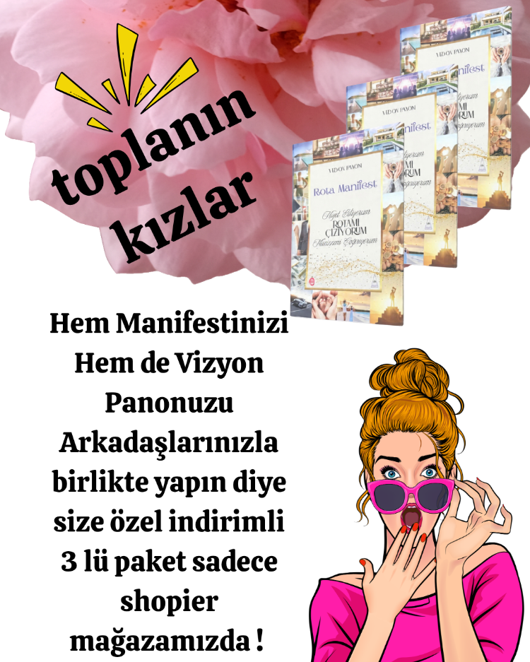 VİZYON PANOSU 3 LÜ PAKET - PROMOSYONLU SET 2