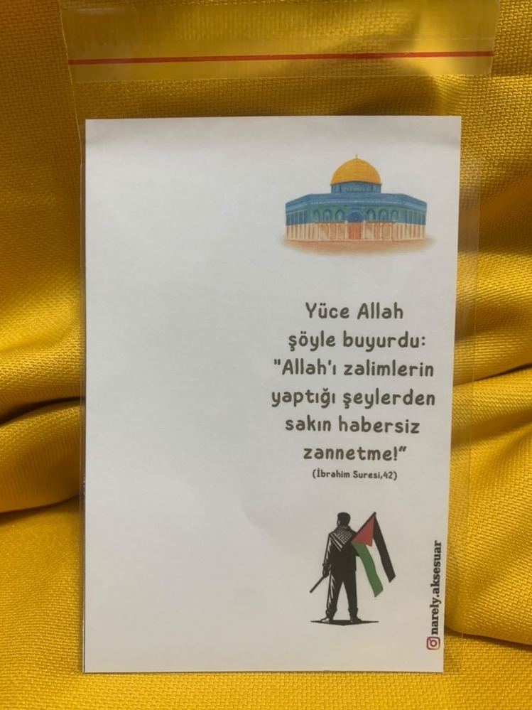 60 adet 6 yeni model Filistin Anahtarlıklar