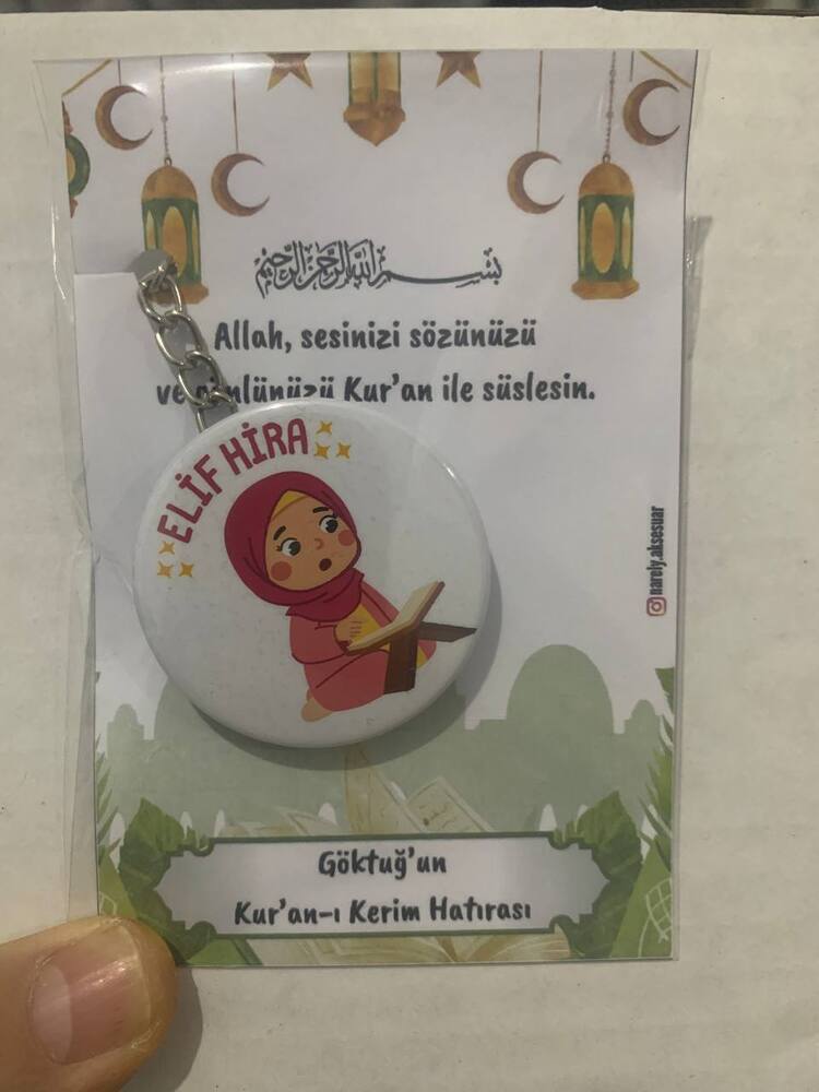 Kur'an-ı Kerim Hatırası Anahtarlık