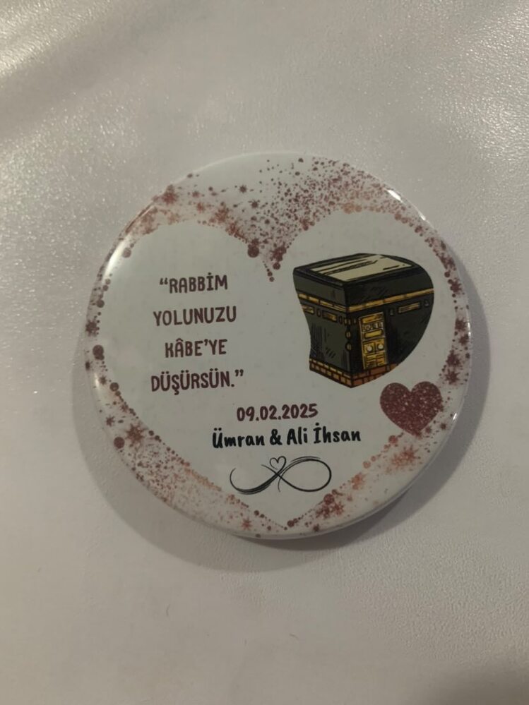 50 Adet Umre Hatırası Magnet