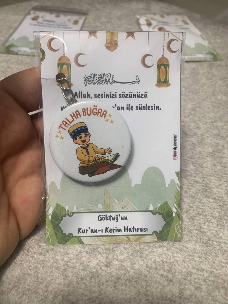 Kur'an-ı Kerim Hatırası Anahtarlık