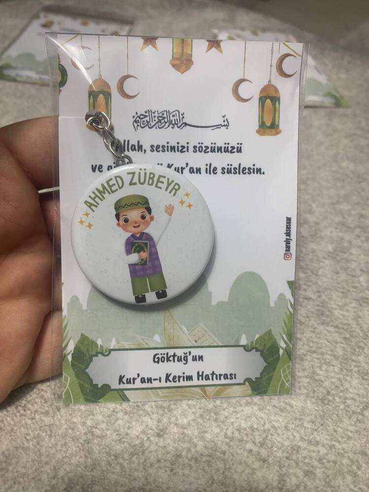 Kur'an-ı Kerim Hatırası Anahtarlık