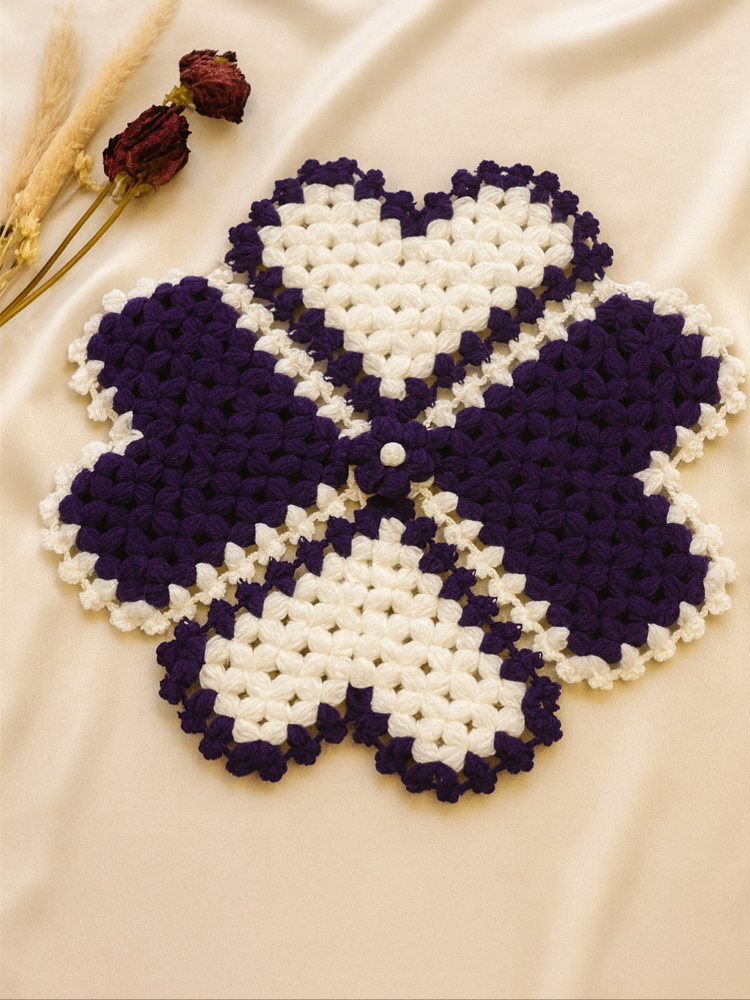 Purple Heart Duo Bath Loofah