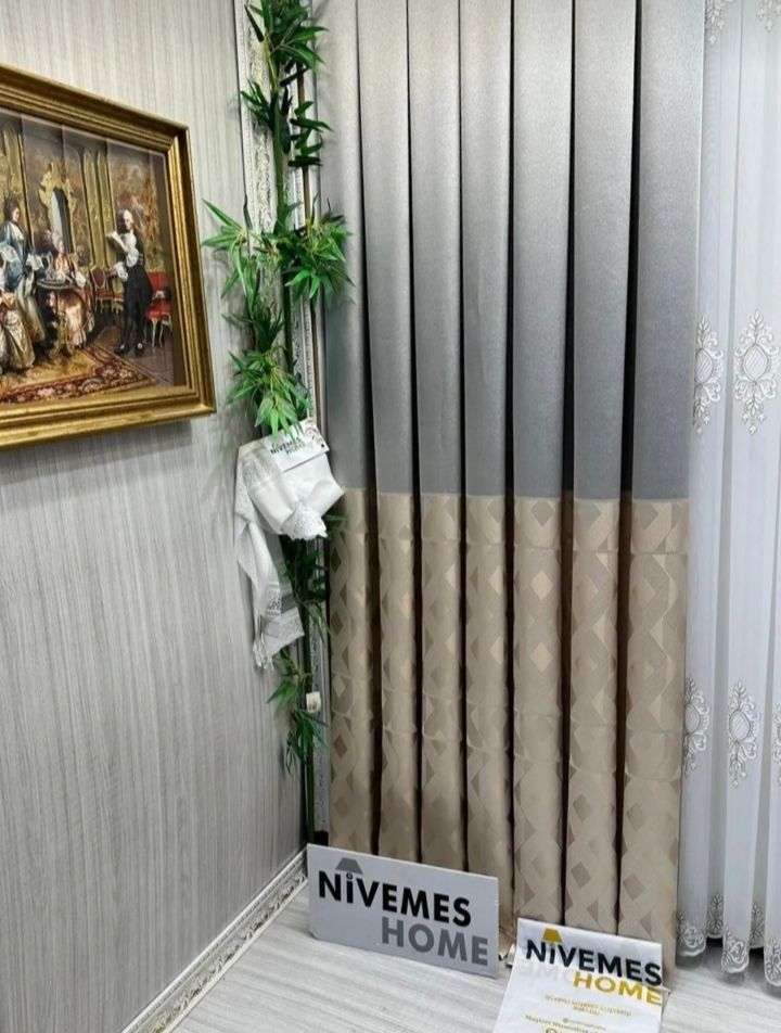 TEK KANAT Lara fon perde sık pile dikm. 
