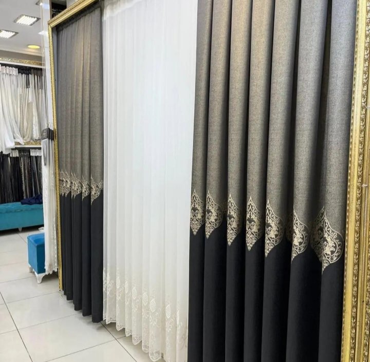 Tek kanat Osmanlı fon perde lüks ( sık pile dikim)