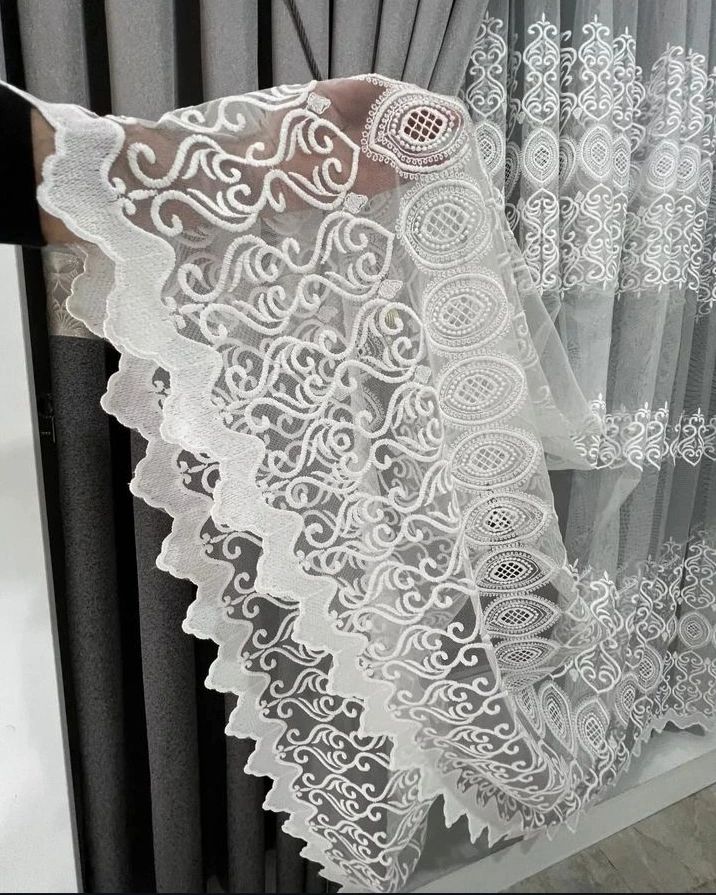 Ağrı işleme Tül perde lüx sık pile dikm. 