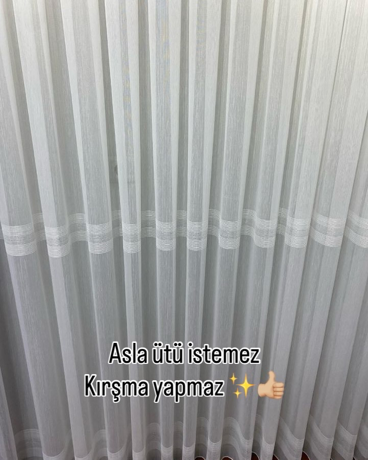 Sude bantlı tül sık pile GÜMÜŞ