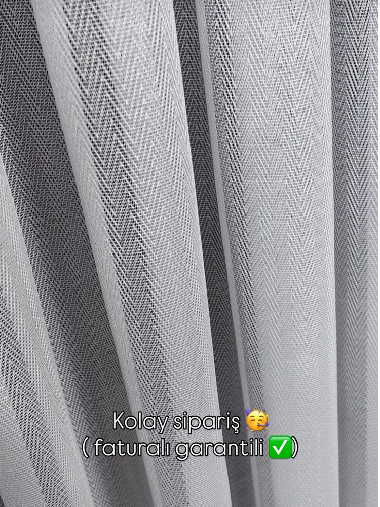 Balık sırtı tül perde ✨