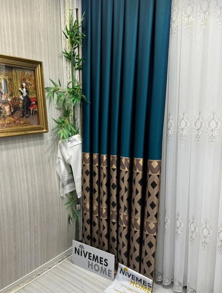 TEK KANAT Lara fon perde sık pile dikm. 