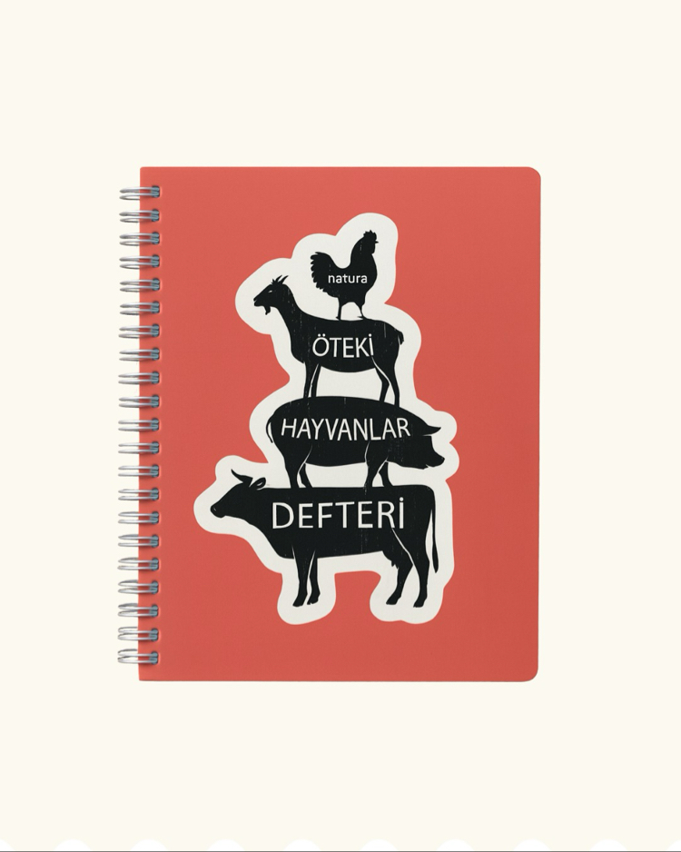 Öteki Hayvanlar Defteri (Kırmızı)