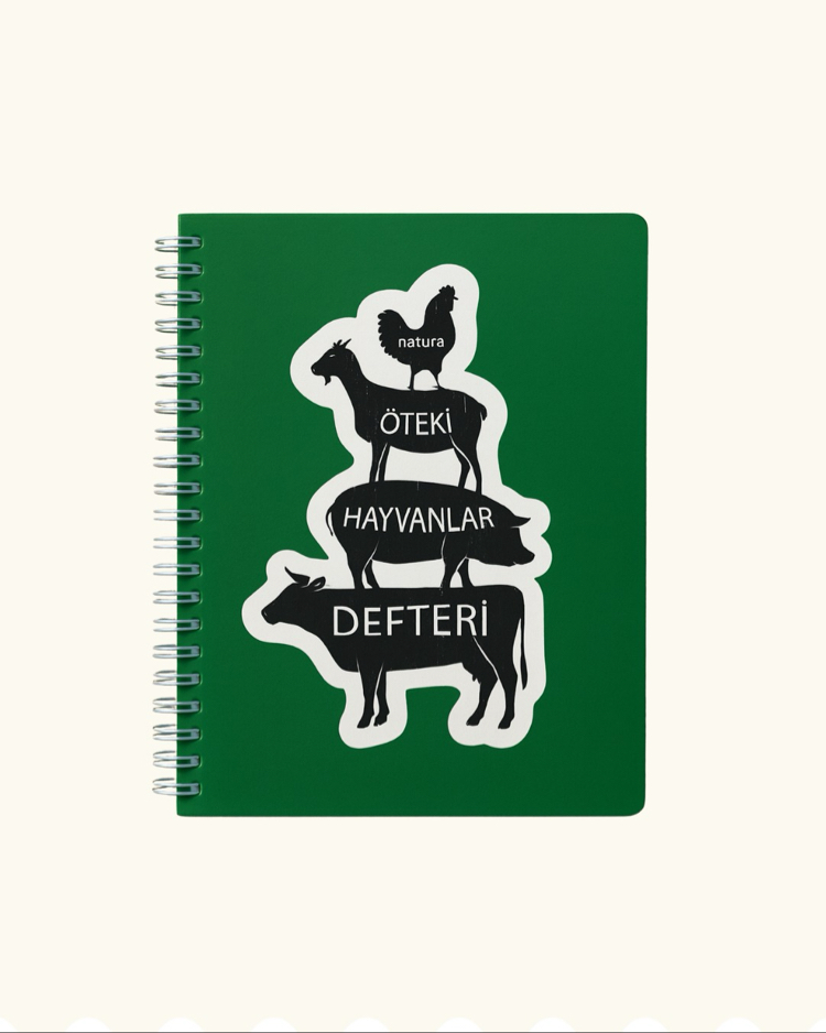 Öteki Hayvanlar Defteri (Yeşil)