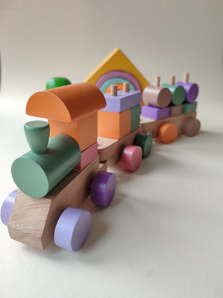 Çufçuf Tren - Pastel Mor Seri