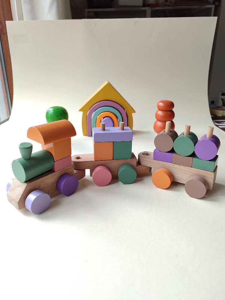 Çufçuf Tren - Pastel Mor Seri