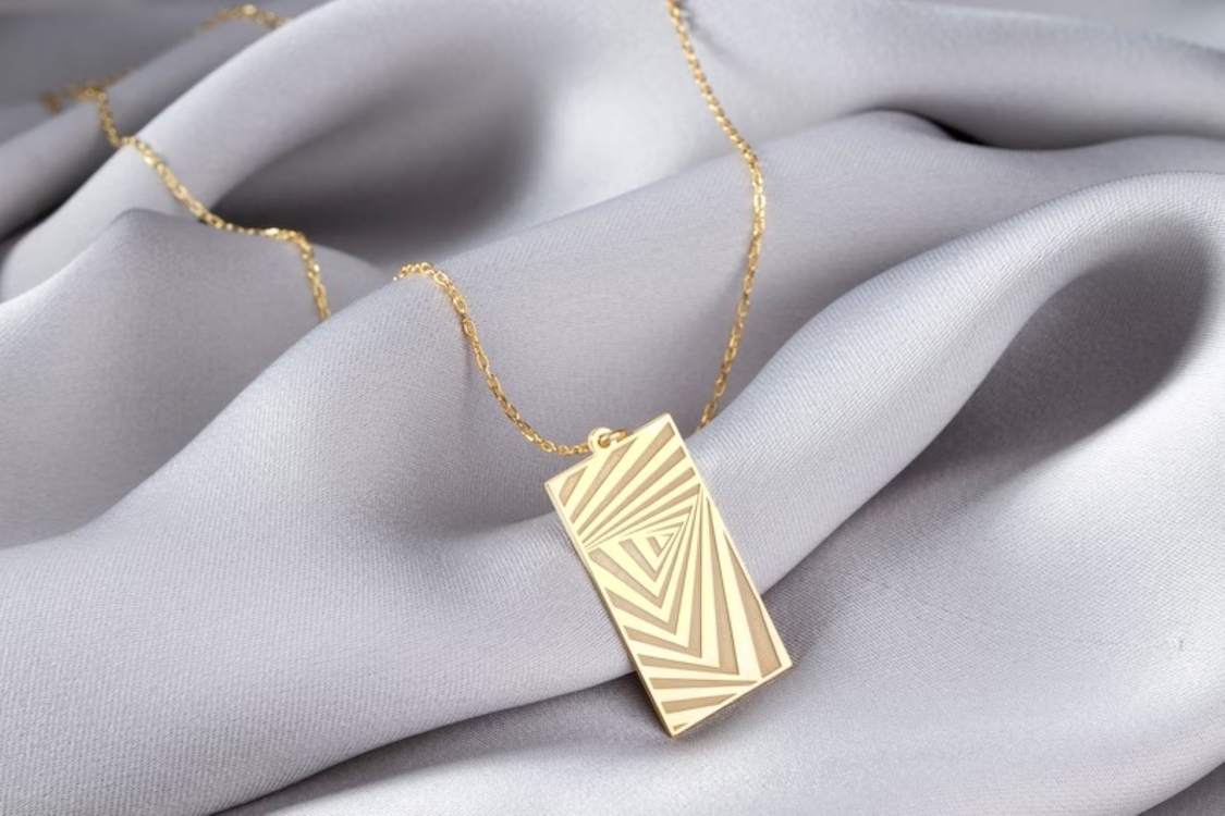 Navan Modern Geometrik Kolye – 925 Ayar Gümüş