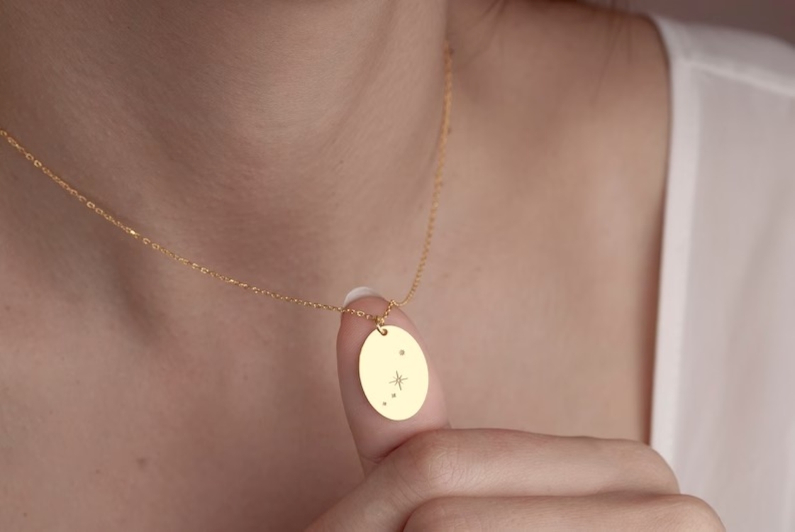Navan 925 Ayar Gümüş Minimal Yıldız Motifli Kolye (Gold, Silver ve Rose)