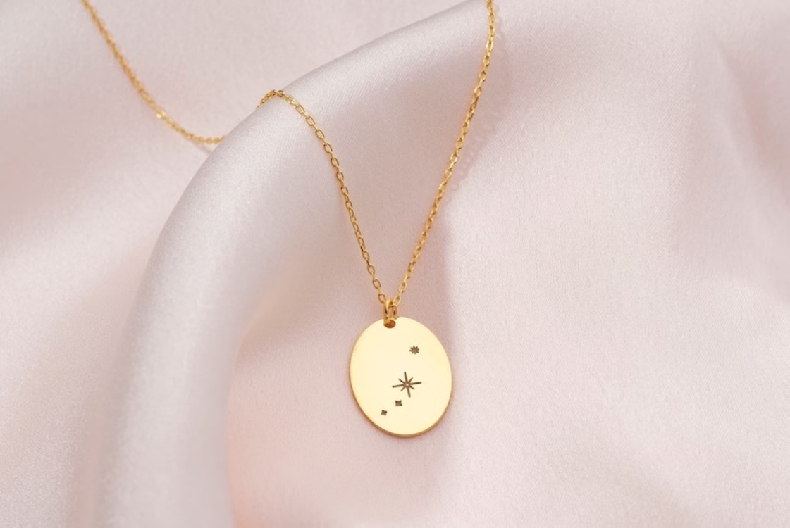 Navan 925 Ayar Gümüş Minimal Yıldız Motifli Kolye (Gold, Silver ve Rose)