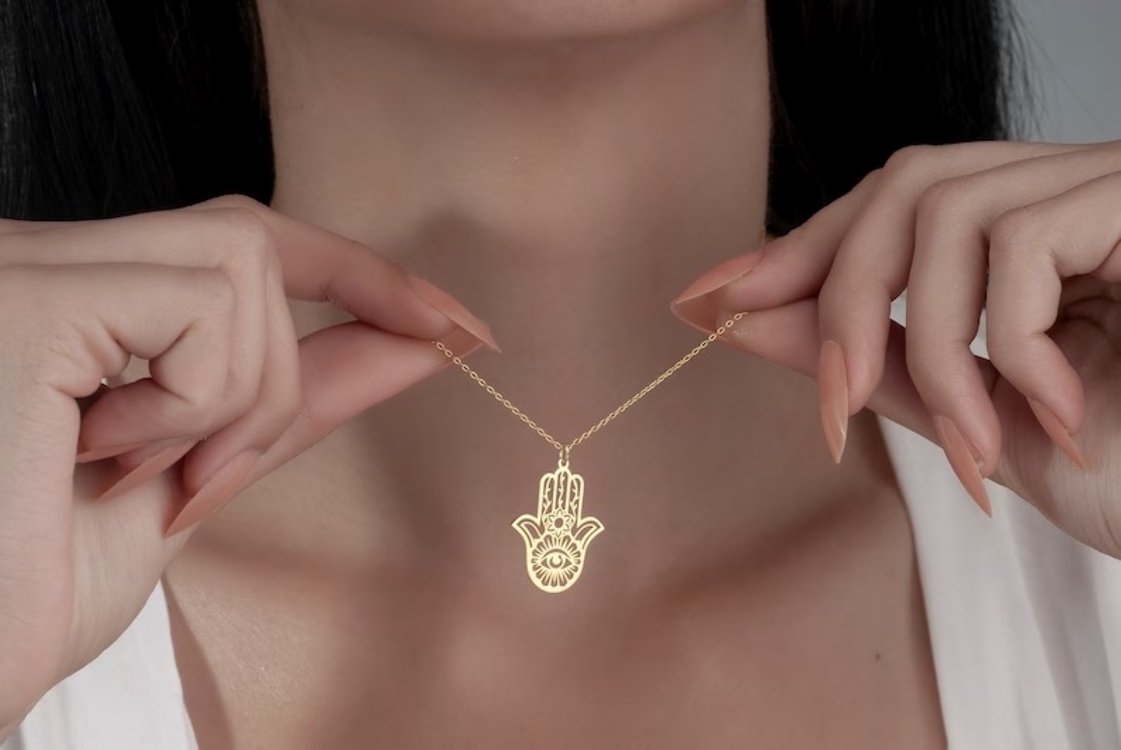 Navan 925 Hamsa Kolye – Gümüş