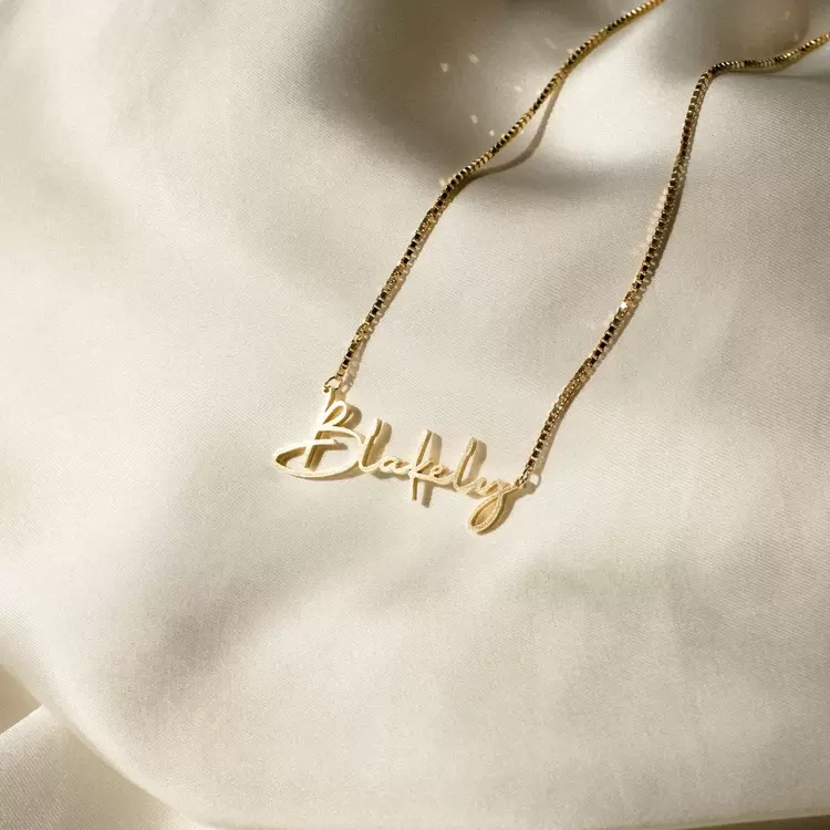 Personalized Name Necklace | Altın Kaplama | Özel Tasarım | Kutulu Hediye