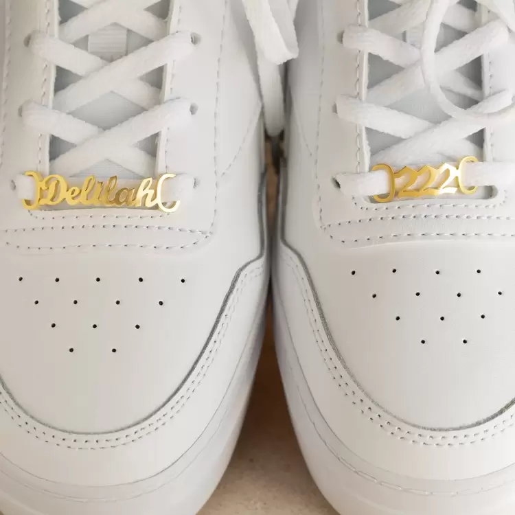 Navan 925 Ayar Gümüş Kişiye Özel Ayakkabı Bağcık Takısı (Gold, Silver ve Rose)