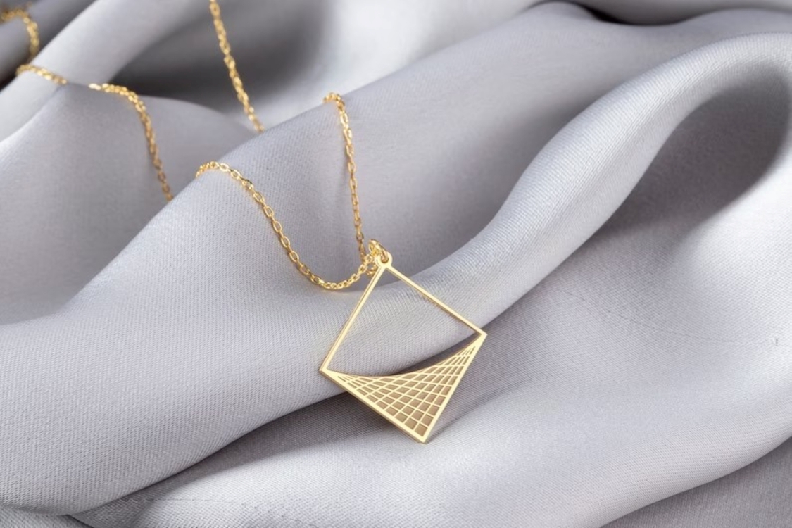 Navan Minimalist Geometrik Kolye – 925 Ayar Gümüş