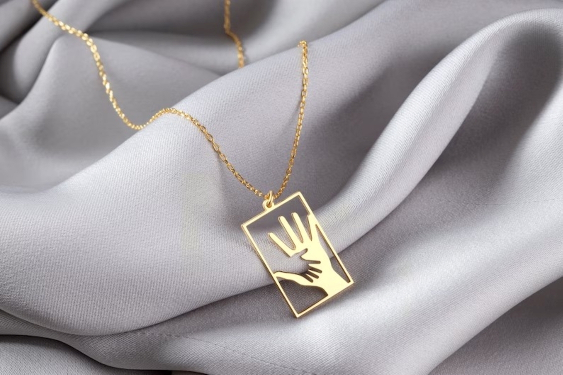 Navan 925 Ayar Gümüş Ay & Mandala Kolyesi (Gold, Silver ve Rose)