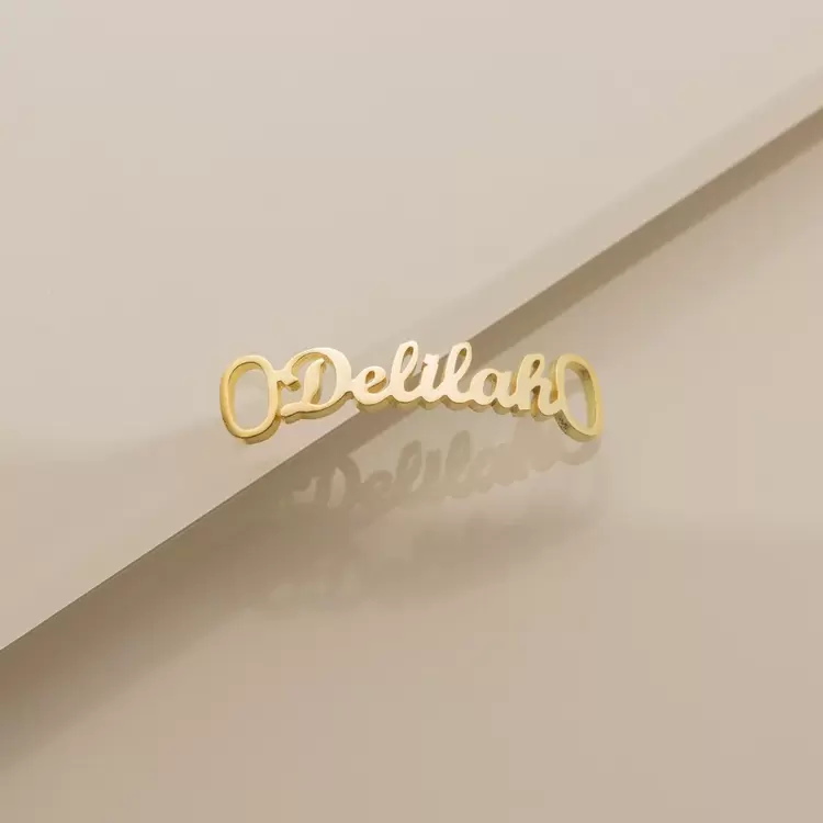 Navan 925 Ayar Gümüş Kişiye Özel Ayakkabı Bağcık Takısı (Gold, Silver ve Rose)
