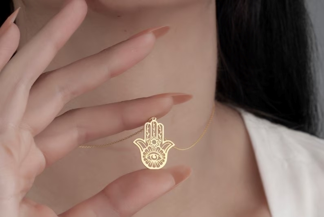 Navan 925 Hamsa Kolye – Gümüş