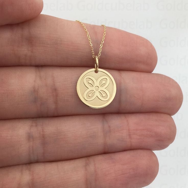Navan 925 Ayar Gümüş Adinkra Çiçek Motifli Kolye (Gold, Silver ve Rose)